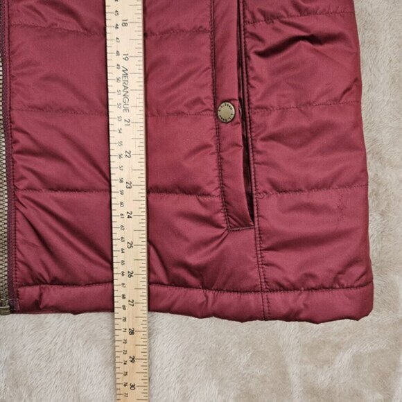 L.L. Bean Womens Mountain Classic Puffer Jacket Colorblock Blue White Red Size L - Picture 4 of 10
